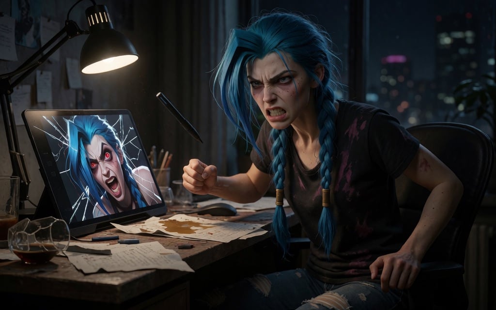 Jinx рисует