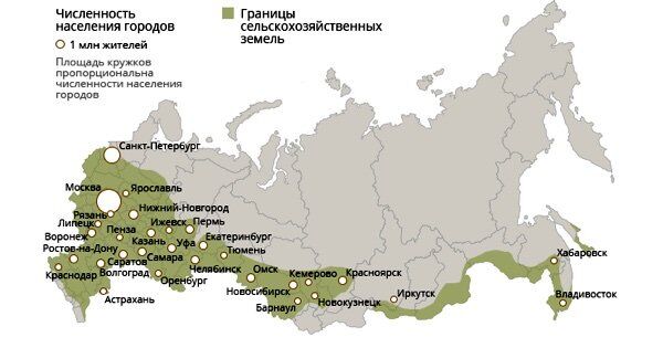 agro_russia.jpg Крта сельскохозяйственных земель РФ