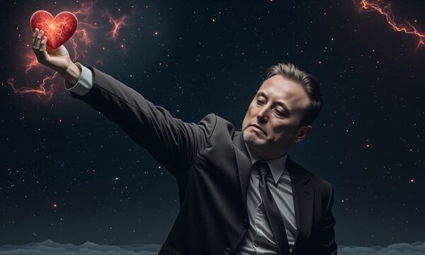 Elon Musk heart no hail
