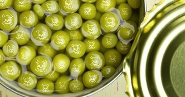 Горошек с медным купоросом