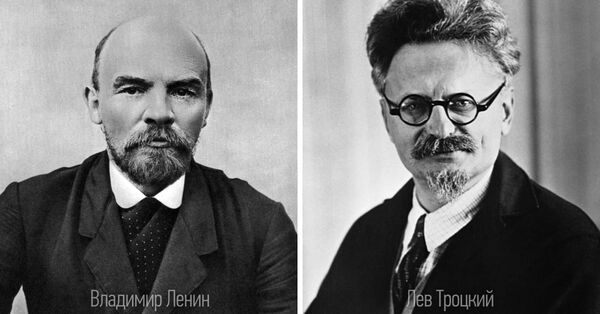 Владимир Ленин и Лев Троцкий