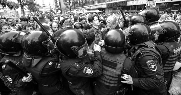 Росгвардия на митинге