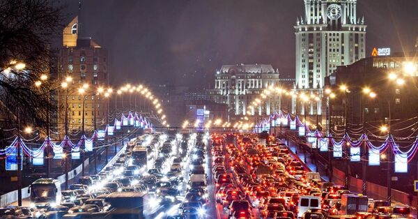Пробки в Москве